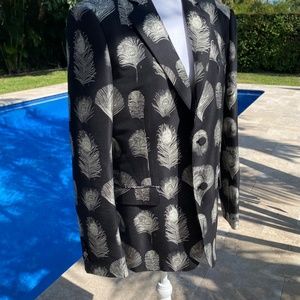 ALEXANDER McQUEEN PEACOCK MENS JACKET Size M/L